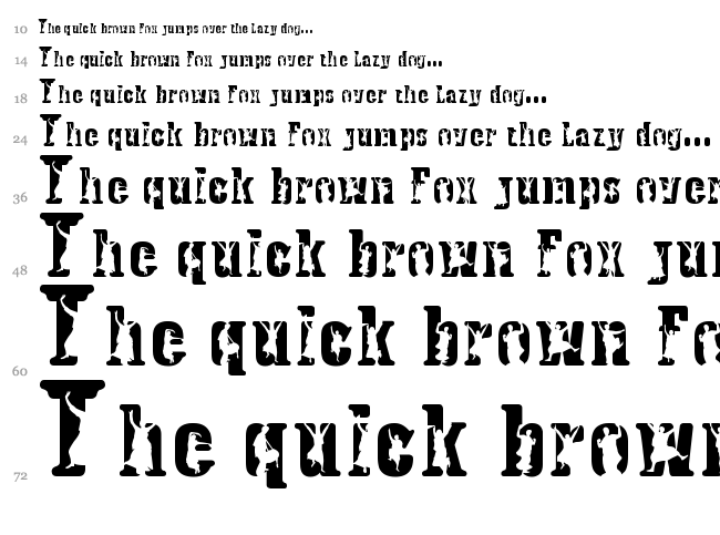 Bhangra font waterfall